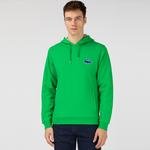 Lacoste Erkek Kapüşonlu Yeşil Sweatshirt