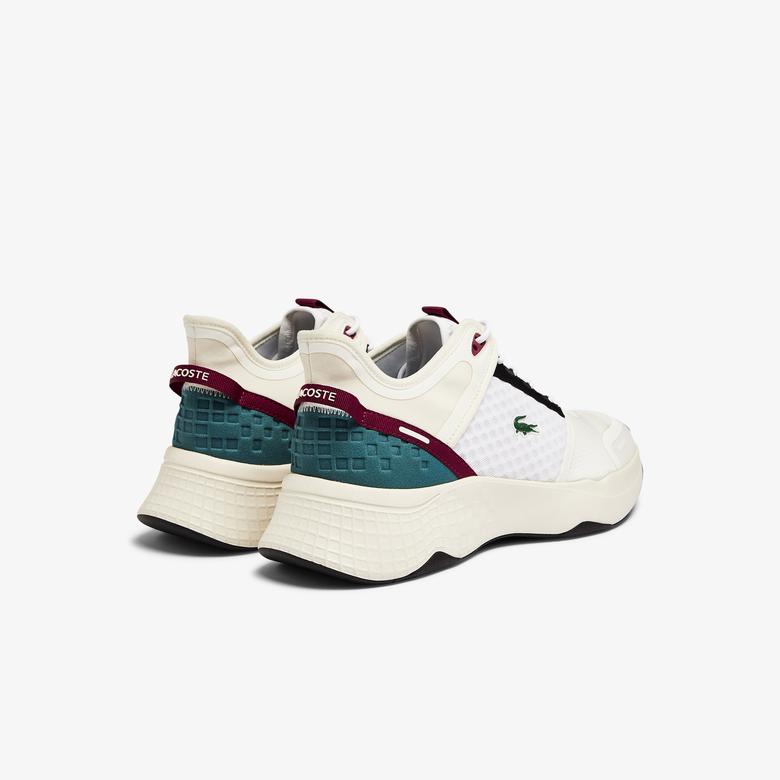 Lacoste Court-Drivevntge09211Sma Erkek Beyaz - Turkuaz Spor Ayakkabı