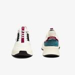 Lacoste Court-Drivevntge09211Sma Erkek Beyaz - Turkuaz Spor Ayakkabı