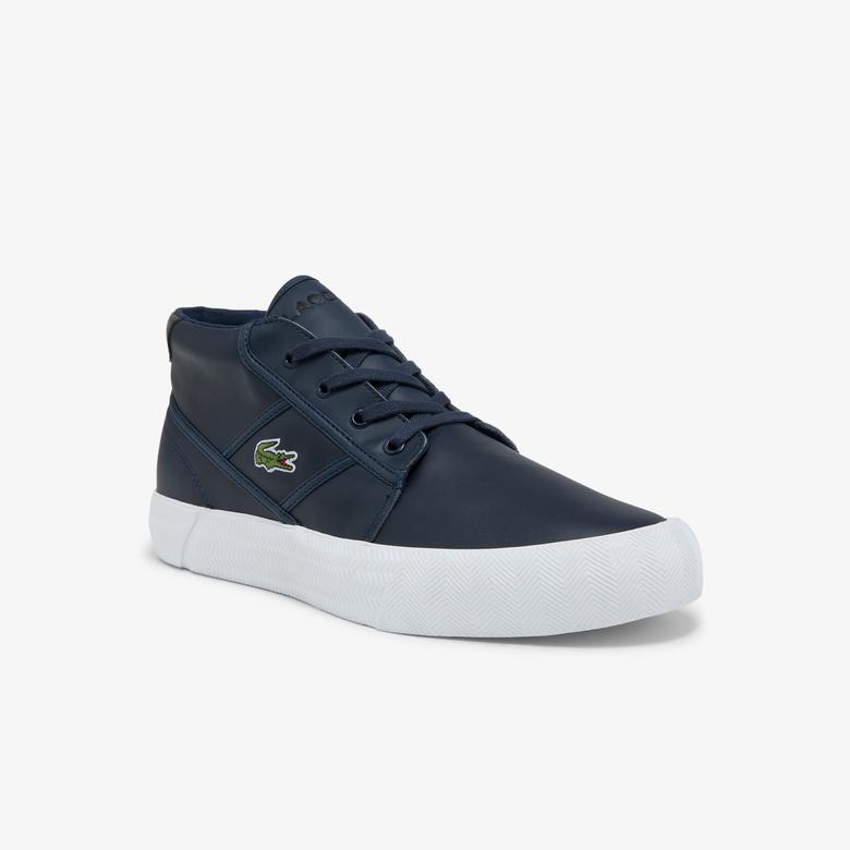 Lacoste Gripshot Chukka Erkek Deri Lacivert - Siyah Spor Ayakkabı