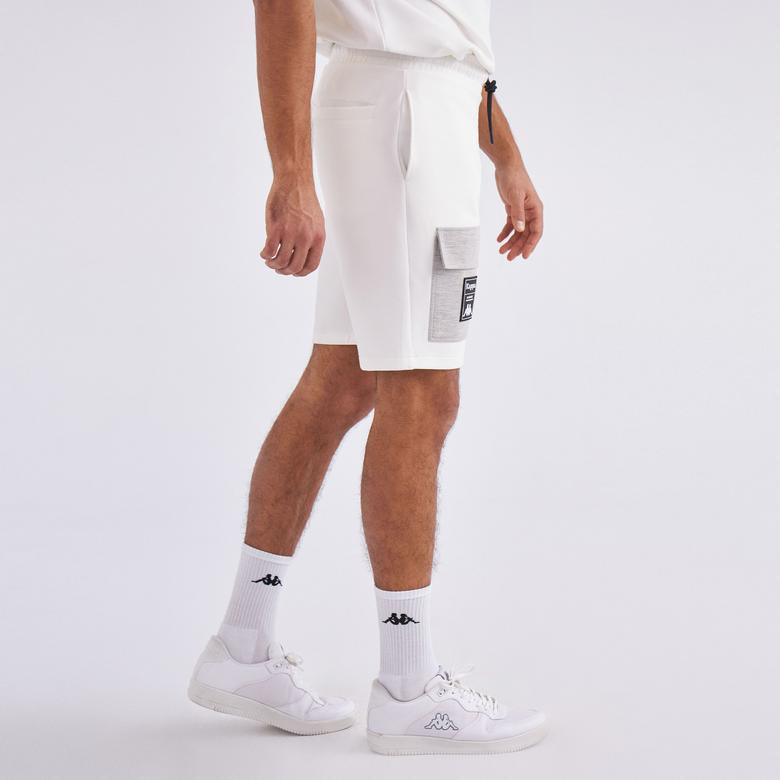 Kappa Authentic Tıer One Letis Erkek Beyaz Şort