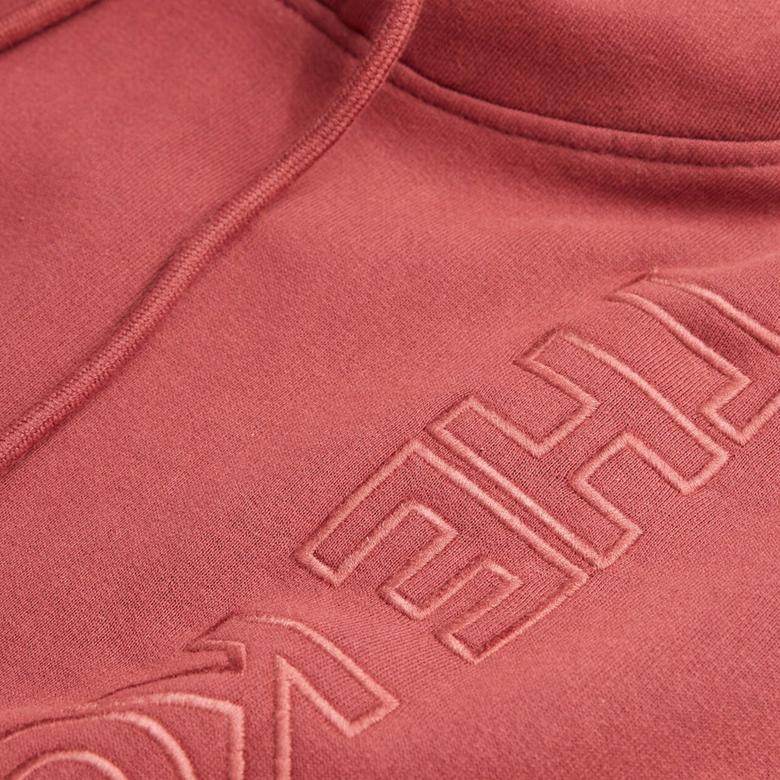 LOGO İŞLEMELİ KADIN KIRMIZI SWEATSHIRT