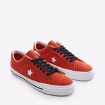 Converse Cons One Star Pro Suede Erkek Turuncu Sneaker