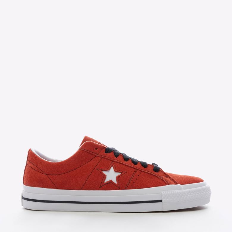 Converse Cons One Star Pro Suede Erkek Turuncu Sneaker
