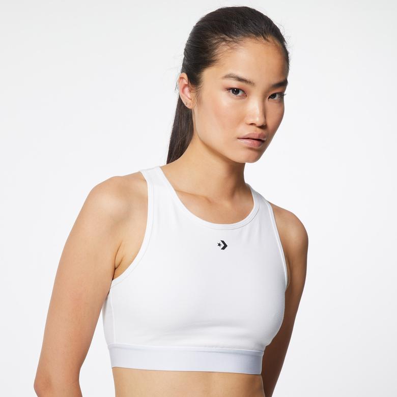 Converse Star Chevron Top Kadın Beyaz Crop Top
