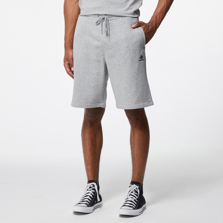 Converse Embroidered Star Chevron Short Erkek Gri Şort