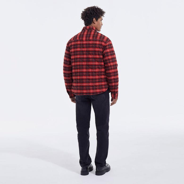 The Kooples Ekoseli Erkek Kırmızı Ceket