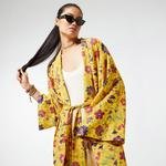 Direct Message Mariposa Kadın Sarı Kimono