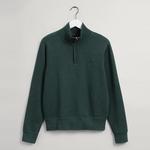 GANT Erkek Yeşil Regular Fit Yarım Fermuarlı Sweatshirt