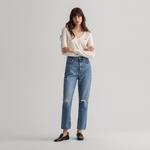 GANT Kadın Krem Regular Fit Triko Kazak