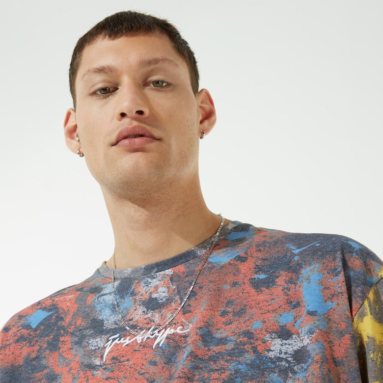 Just Hype Erkek Renkli T-Shirt