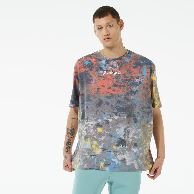 Just Hype Erkek Renkli T-Shirt