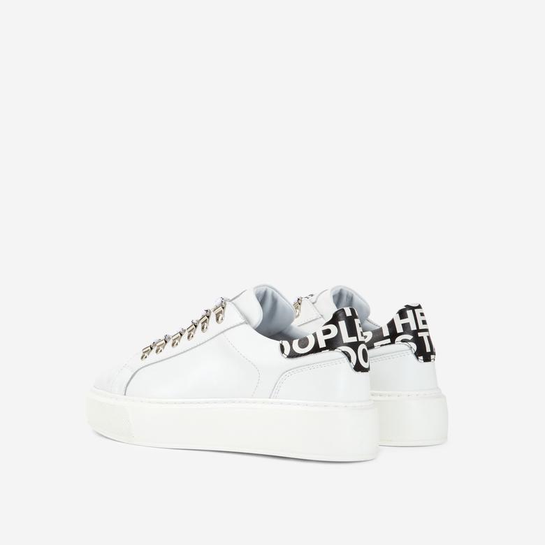 ERKEK BEYAZ DERİ SNEAKER