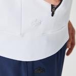 Lacoste Erkek Regular Fit Ayarlanabilir Kapüşonlu Baskılı Beyaz Sweatshirt