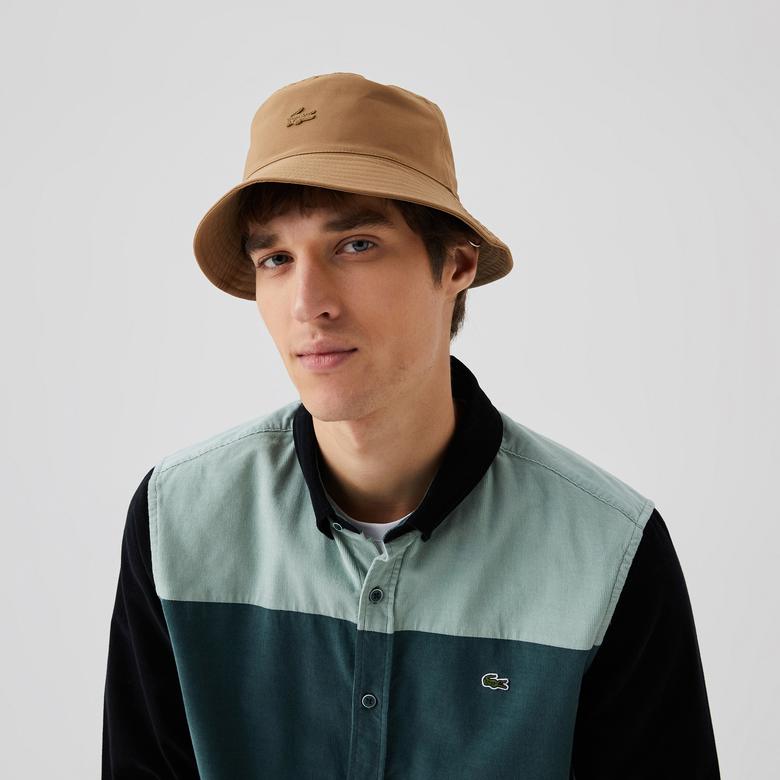 Lacoste Erkek Regular Fit Düğmeli Yaka Renk Bloklu Yeşil Gömlek