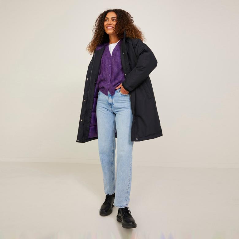 Jack & Jones Jxgemma Kadın Siyah Mont