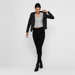 Only Onlava Faux Leather Biker Otw Noos Kadın Siyah Ceket