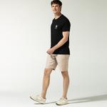 Nautica Erkek Bej Keten Bermuda Şort