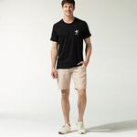 Nautica Erkek Bej Keten Bermuda Şort