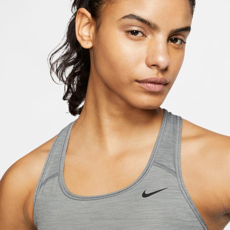 Nike Dri-Fit Swosh Non-padded Kadın Gri Bra