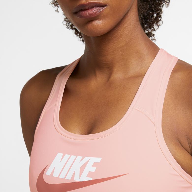 Nike Dri-FIT Swoosh Gx Kadın Pembe Bra