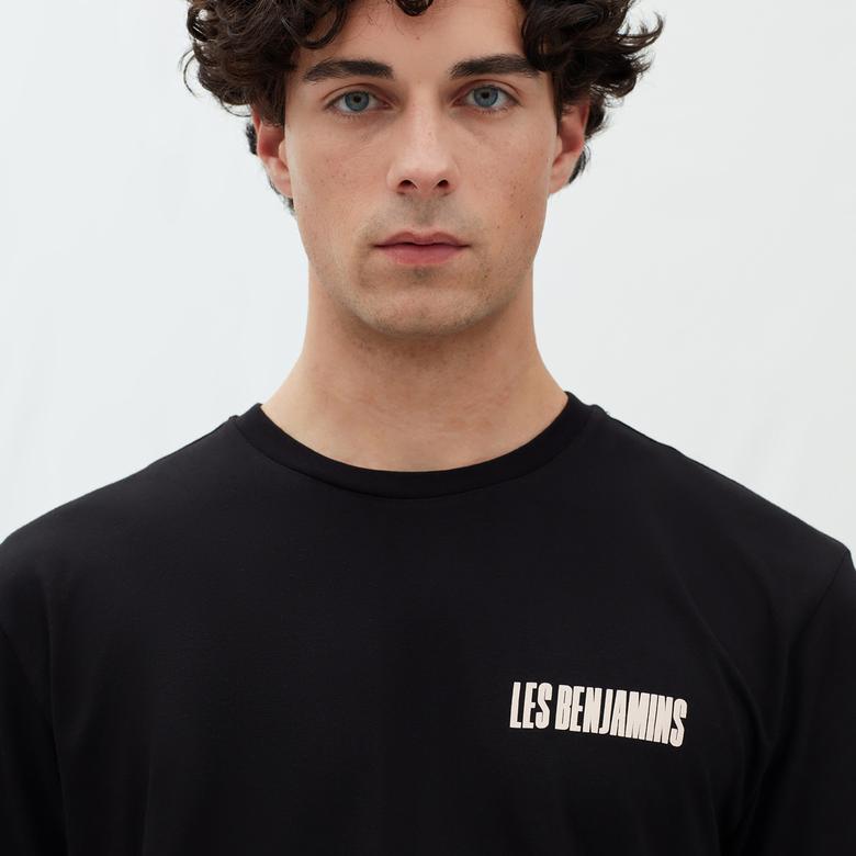 Les Benjamins Exclusives Erkek Siyah T-Shirt