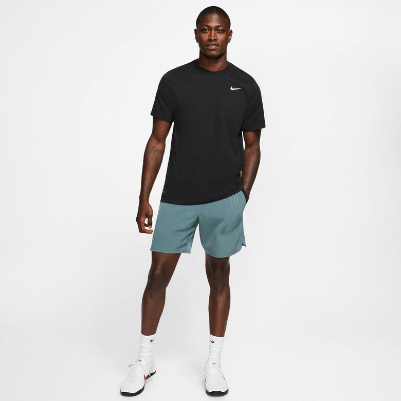 Nike Dri-FIT Dfc Crew Solid Erkek Siyah T-Shirt