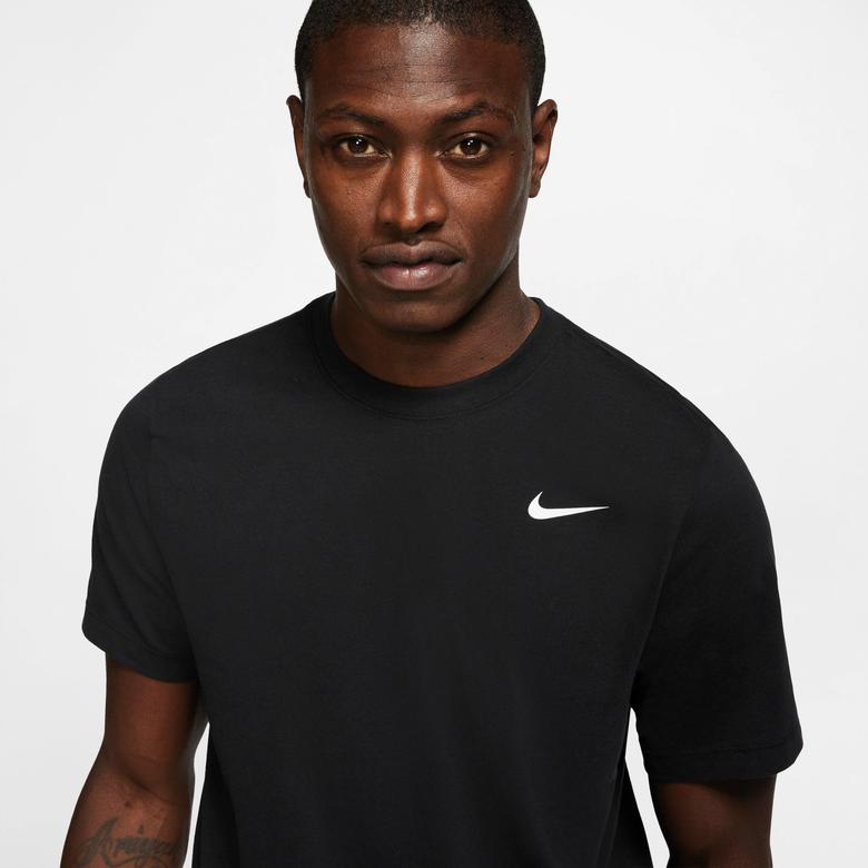 Nike Dri-FIT Dfc Crew Solid Erkek Siyah T-Shirt