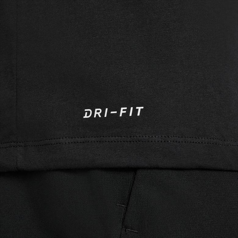 Nike Dri-FIT Dfc Crew Solid Erkek Siyah T-Shirt