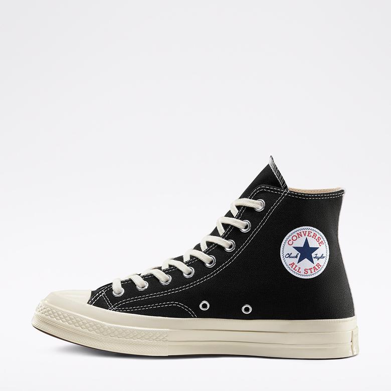 Converse Erkek Siyah, Beyaz, Kırmızı Ayakkabı