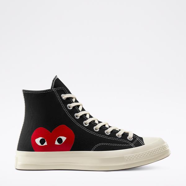 Converse Erkek Siyah, Beyaz, Kırmızı Ayakkabı