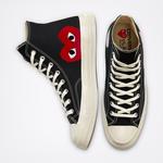 Converse Erkek Siyah, Beyaz, Kırmızı Ayakkabı