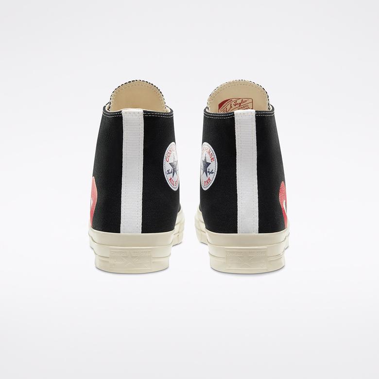 Converse Erkek Siyah, Beyaz, Kırmızı Ayakkabı