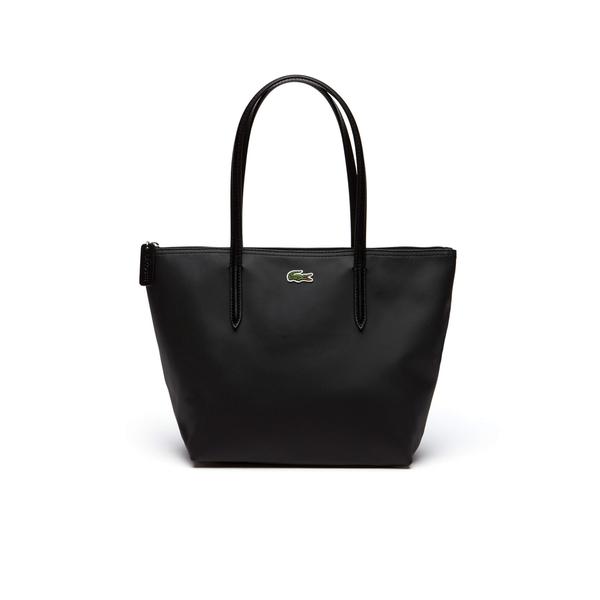 Lacoste Small L.12.12 Kadın Siyah Omuz Çantası