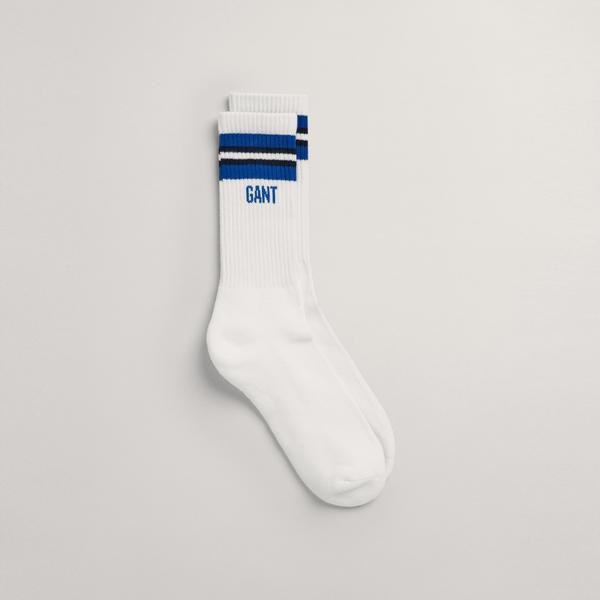 GANT Unisex Beyaz Logolu Çorap