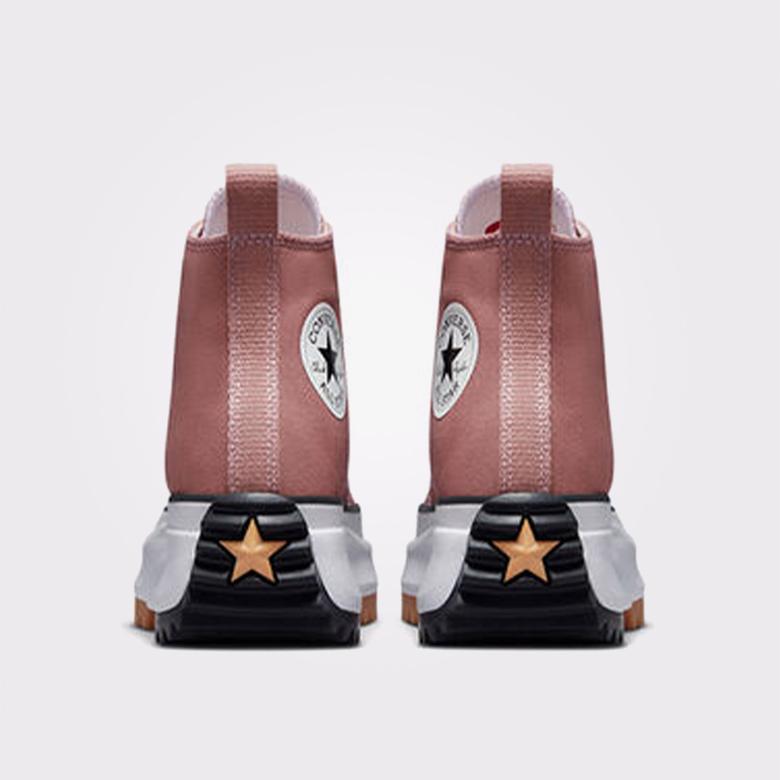 Converse Run Star Hike Canvas Platform Kadın Bordo Sneaker