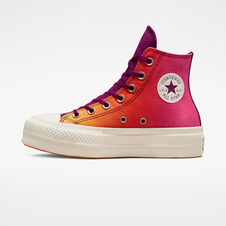Converse x Day of the Dead Lift Kadın Pembe/Turuncu Sneaker