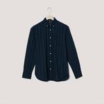 Gant Erkek Yeşil Regular Fit Düğmeli Yaka Çizgili Gömlek
