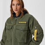 Converse Military Pack Ma-1 Bomber Unisex Yeşil Ceket