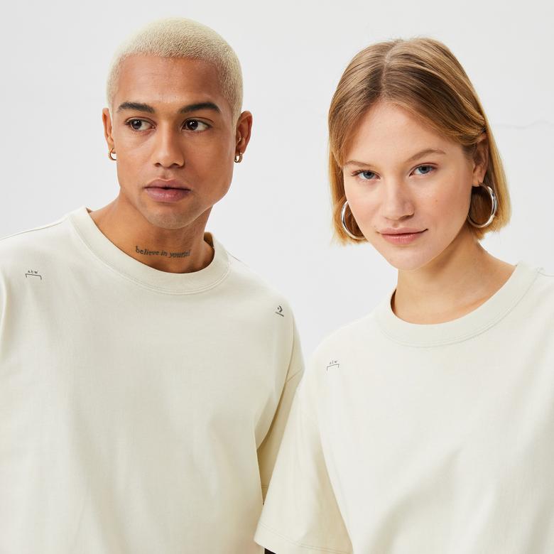 Converse Unisex Gri T-Shirt