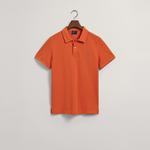 GANT Erkek Turuncu Regular Fit Polo