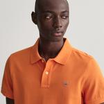 GANT Erkek Turuncu Regular Fit Polo