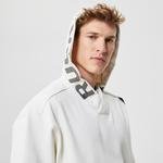 Ruck&Maul Casual Sportswear Erkek Ekru Hoodie Sweatshirt