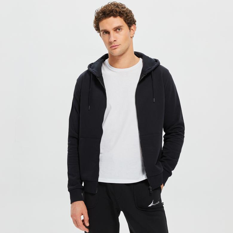 NAUTICA ERKEK SİYAH SWEATSHIRT