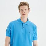 Nautica Erkek Mavi Classic Fit Kısa Kollu Polo