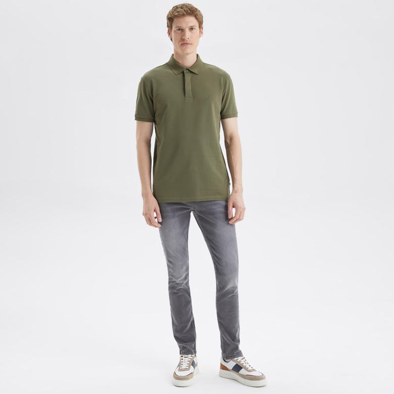 Nautica Erkek Yeşil Slim Fit Kısa Kollu Polo