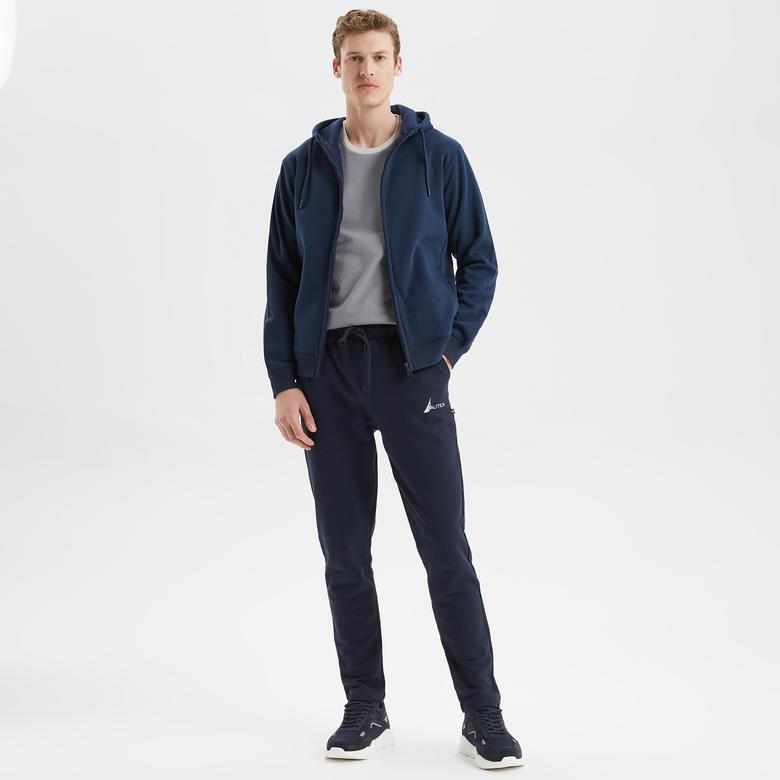 NAUTICA ERKEK LACİVERT STANDART FIT SWEATSHIRT