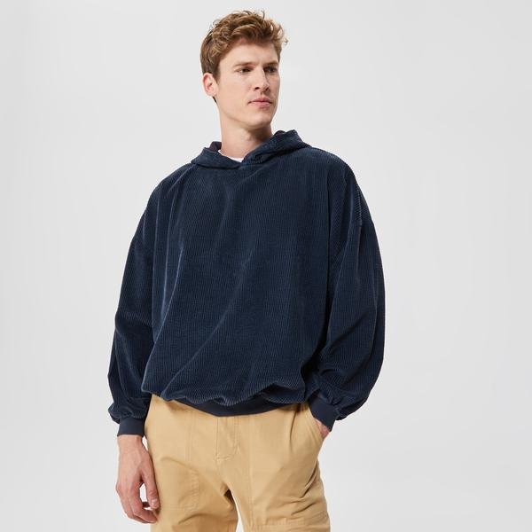 American Vintage Padow Erkek Lacivert Sweatshirt