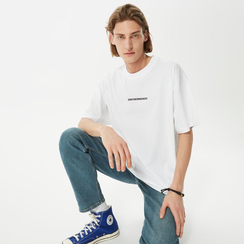 Soon To Be Announced Sportswear Unisex Beyaz T-Shirt