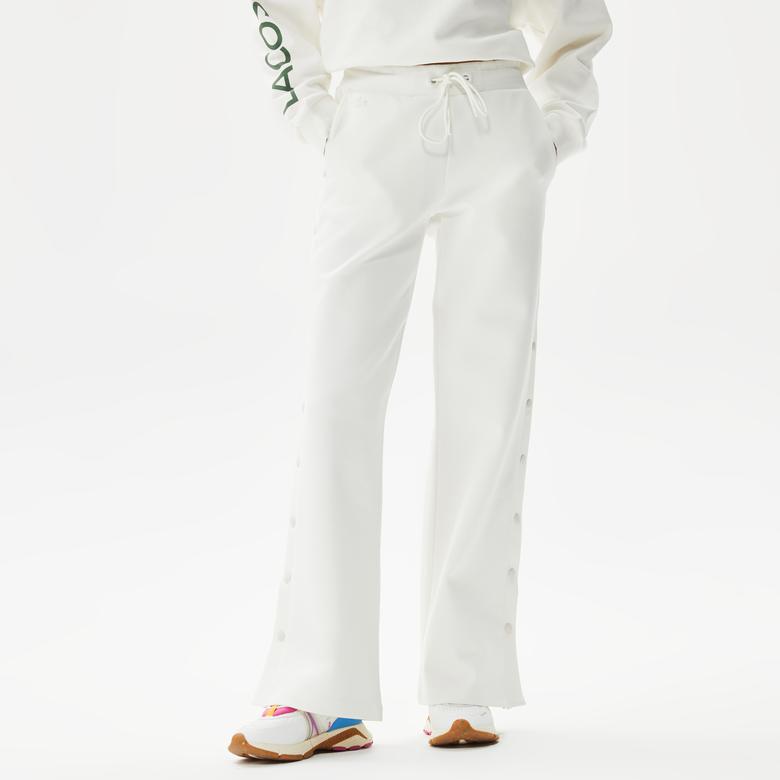 Lacoste House of SuperStep X Lacoste Kadın Beyaz Eşofman Altı